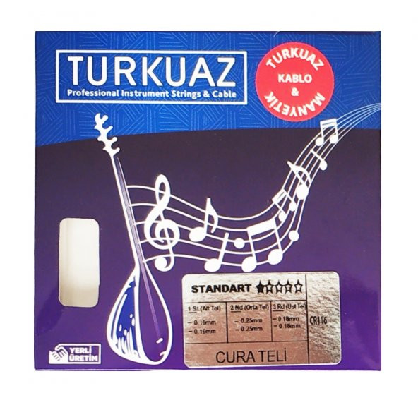 Turkuaz CR116 Takım Cura Teli - 016 SET