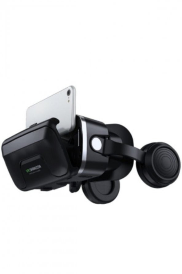 Vr Shinecon Sanal Gerçeklik Gözlüğü Kulaklıklı 3d Vr Filmler Video Oyunları Tüm Telefonlara Uyumlu - 2