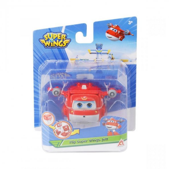 Harika Kanatlar Dönüşen Mini Figür Flip Süper Wings Jett - 4