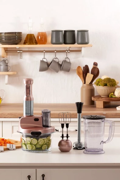 Mastermaid Prosteel Cam Mutfak Robotu Black Copper 2500 W - 9