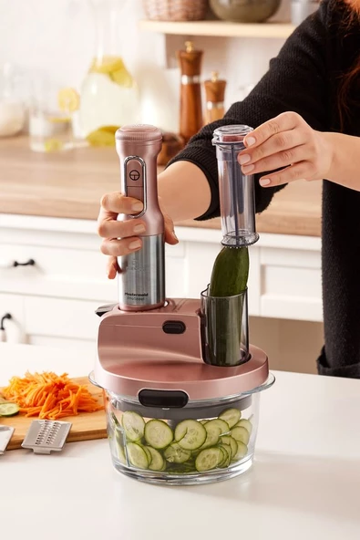 Mastermaid Prosteel Cam Mutfak Robotu Black Copper 2500 W - 10