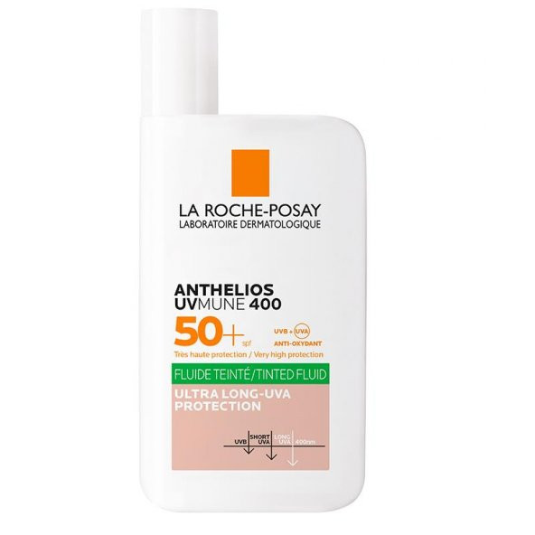 La Roche-Posay Anthelios UVmune 400 Oil Control Fluid Renksiz 50 Faktör Güneş Kremi 50 ml