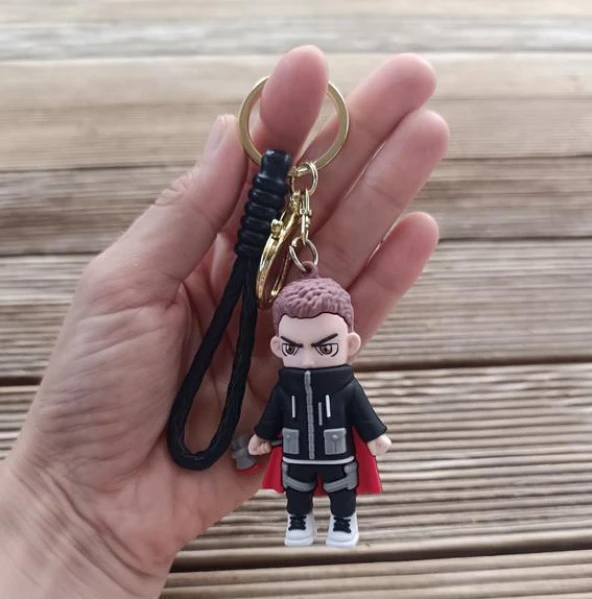 Anahtarlık Thor Marvel Silikon Anahtarlık Çanta Süsü Karakter Figür Oyuncak 15219 - Resim 2