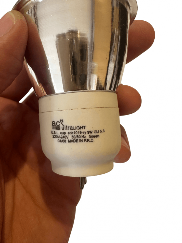 ACK Ultralight 9W 220V Mavi Işık GU5.3 Duylu - 2