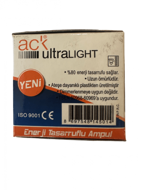 ACK Ultralight 9W 220V Mavi Işık GU5.3 Duylu - 4