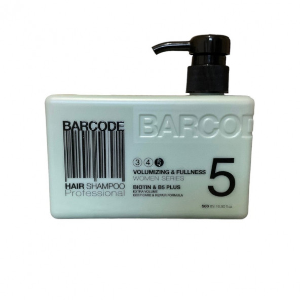 HERABLEU BARCODE HAIR SHAMPOO VOLUMIZING & FULLNESS ULTRA HACİM VEREN KADIN ŞAMPUAN 500ML