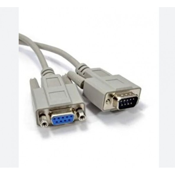 RS232 - Seri Port - 9 Pin Dişi - Erkek Kablo 1 Metre - 4