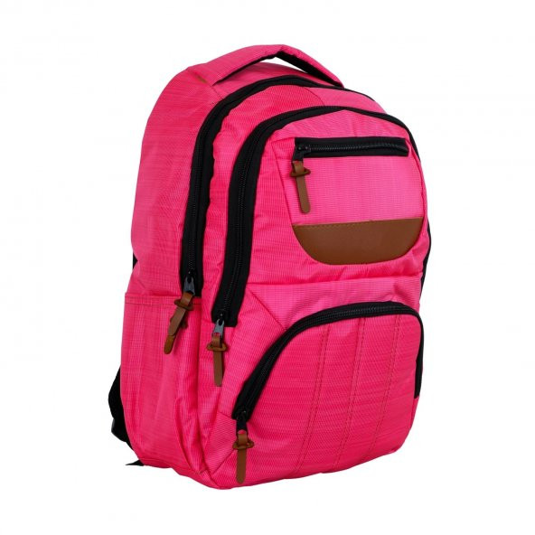 Bagacar 8007 Pembe Unisex Okul ve Günlük Sırt Çantası