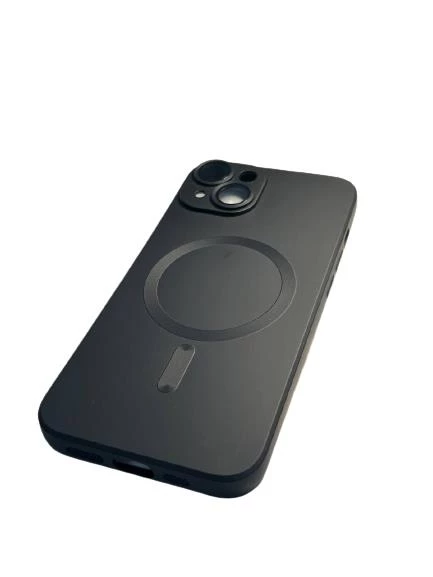 İphone 14 Plus Metalic Magsafe Silikon Kılıf - Resim 2