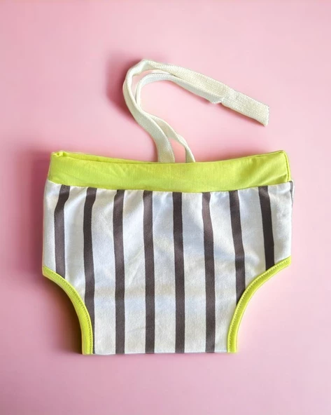 Lime Fuzz Kemique's Secret Köpek İç Çamaşırı Regl Külot Don - 7