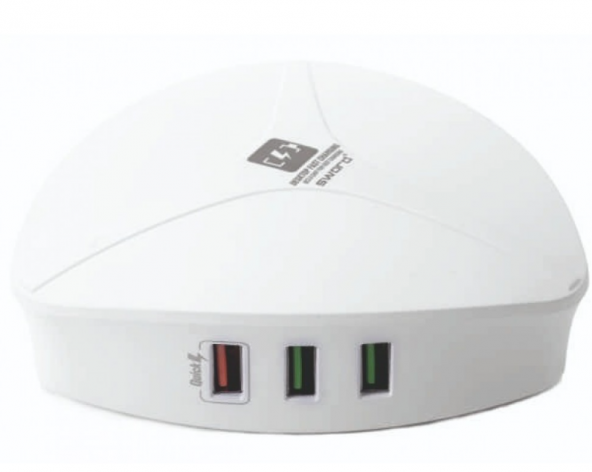 Sword 6 USB 40 Watt Masa Üstü Adaptör Beyaz