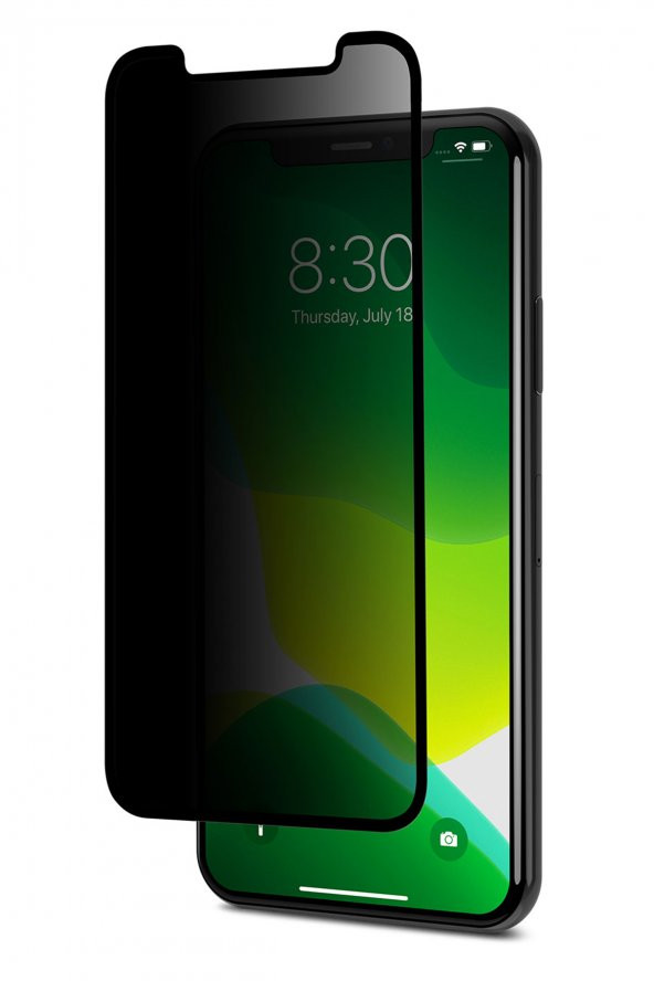 iPhone SE 2020 5D Hayalet Cam Ekran Koruyucu - Siyah