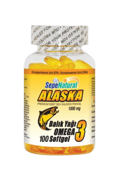 Omega 3 Balık Yağı 100 Softgel Kapsül 1000 mg Yumuşak Kapsül