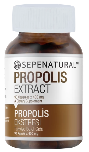 Propolis Extract 90 Kapsül 380 mg PROPOLİS Ekstrakt Ekstresi
