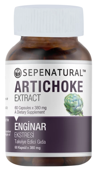 Artichoke Extract 60 Kapsül 380 mg Enginar Ekstrakt Ekstresi