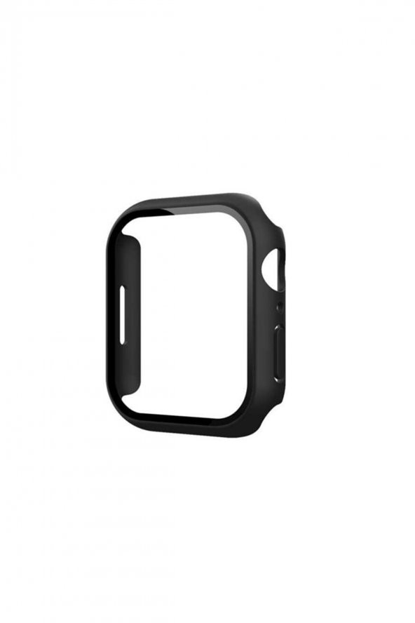 Apple Watch Nike Siyah 44 mm Matte Premium Slim Watchband Kılıf