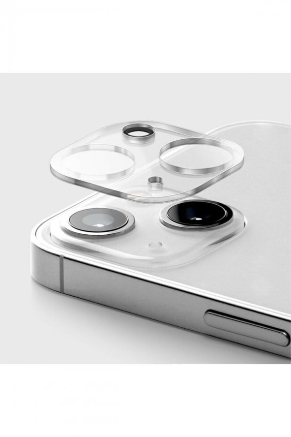 Bilişim Aksesuar Apple Iphone 13 Mini Uyumlu Kamera Lens Koruyucu Temperli Cam