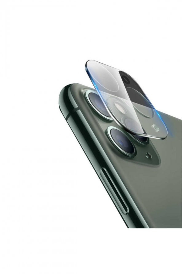 Apple Iphone 11 Uyumlu Kamera Koruyucu Cam 9d Lens Shield Koruma