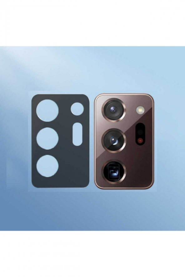 Galaxy Note 20 Ultra Kamera Lens Koruyucu Cam Filmi Siyah