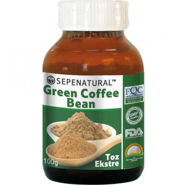 Green Coffee Bean Extract Yeşil Kahve Çekirdek Ekstresi 100 gr