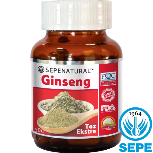 Panax Ginseng Extract Ginseng Kök Ekstraktı Ekstresi 50 gr