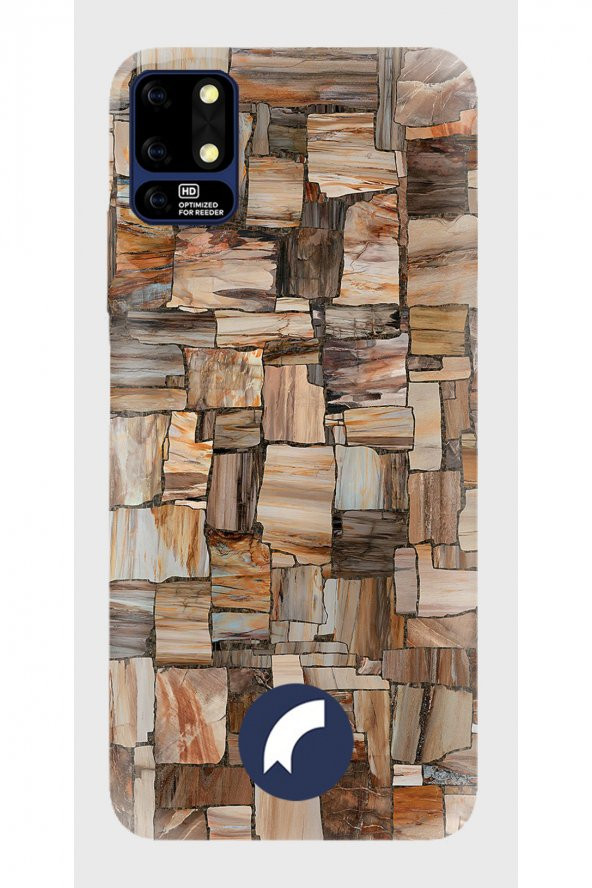 Reeder S19 Max Duvar Desenli Silikon Kılıf