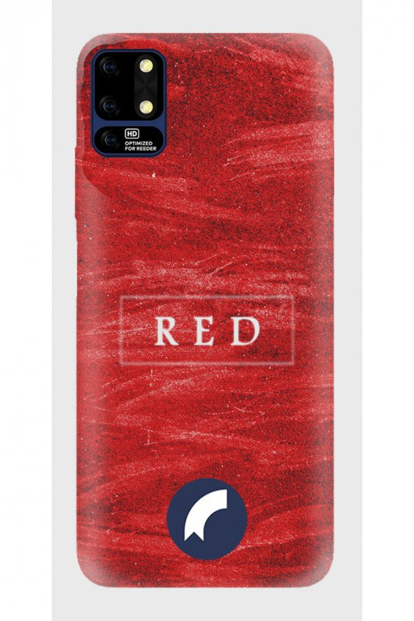 Reeder S19 Max Red Desenli Silikon Kılıf
