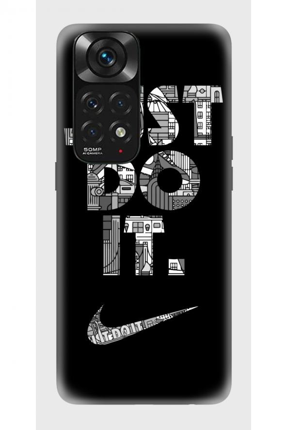 Xiaomi Redmi Note 12 Pro Renkli Desenli just do it Kılıf - 1