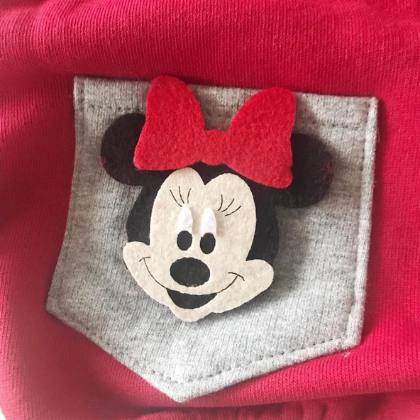 Atheletique Sevimli Fare Kırmızı Köpek Süeteri Köpek Kıyafet Elbise - 3