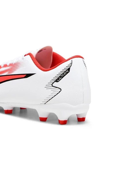 Puma ULTRA PLAY FG/AG Erkek Krampon Beyaz Pembe 40-45 - Resim 5