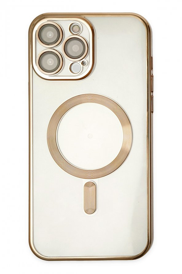 Dijimedia iPhone 14 Pro Kılıf Kross Magneticsafe Kapak - Gold