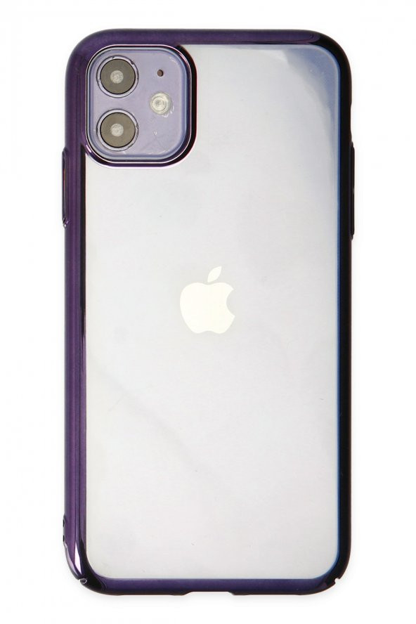 Dijimedia iPhone 11 Kılıf Element Silikon - Mor - 1
