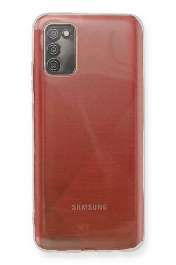 Dijimedia Samsung Galaxy A02S Kılıf Deluxe 2mm Şeffaf Silikon