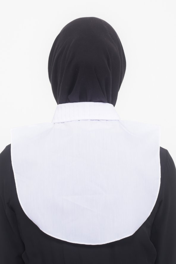 Kadın Plise Gömlek Yaka Hazır Tesettür İç Boyunluk Yakalık - 11