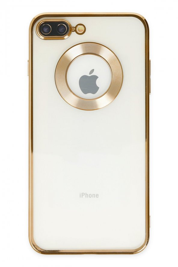 Newface iPhone 7 Plus Kılıf Slot Silikon - Gold