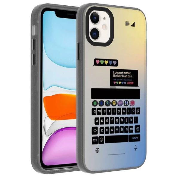 Smcase Apple iPhone 11 Kılıf Dragon Serisi Desenli Sert Kapak