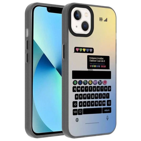 Smcase Apple iPhone 13 Kılıf Dragon Serisi Desenli Sert Kapak