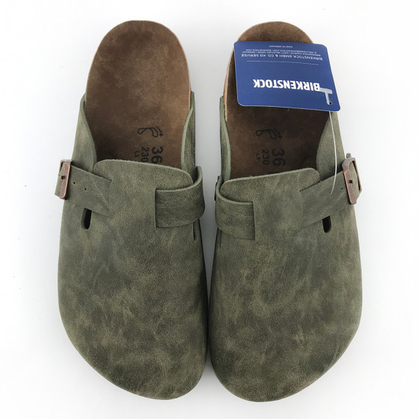 BİRKENSTOCK BOSTON UNİSEX TERLİK YEŞİL ürün görseli 1