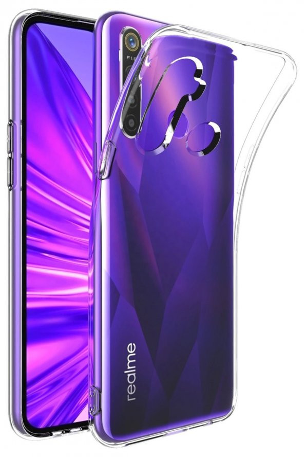 Dijimedia Realme 6i Kılıf Lüx Şeffaf Silikon