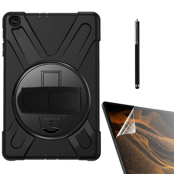 Smcase Apple iPad Mini 1 Kılıf Tablet Tank Koruma Defender Standlı df11  Nano  Kalem