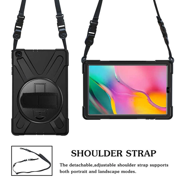 Smcase Apple iPad Mini 2 3 Kılıf Tablet Tank Koruma Defender Standlı df11  Nano  Kalem - 3