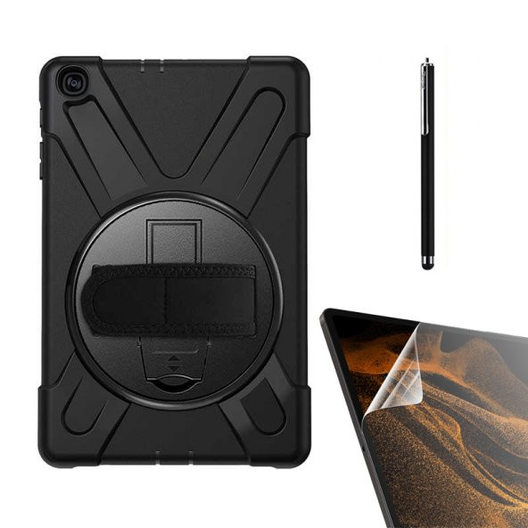 Smcase Apple iPad Mini 4 Kılıf Tablet Tank Koruma Defender Standlı df11  Nano  Kalem