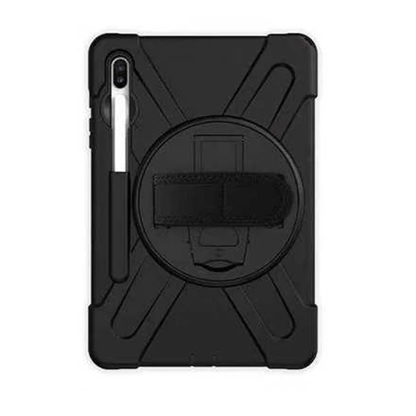 Smcase Samsung Galaxy Tab S6 T860 Kılıf Tablet Tank Koruma Defender Standlı df2