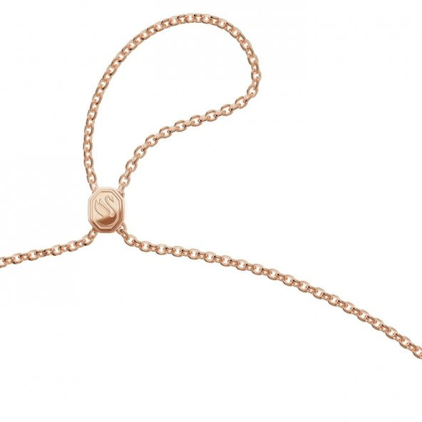 5628296 Swarovski Saat Kolye Pendant Watch, Triangle cut, Pink Rose gold-tone finish - 2