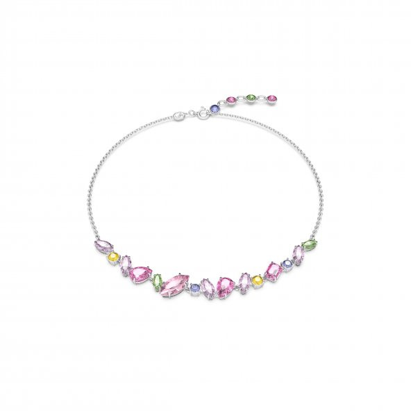 5658398 Swarovski Kolye Gema:Necklace Mini Frontal Pink/Rhs