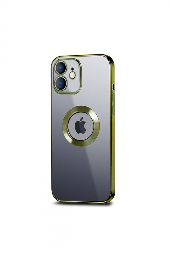 Dijimedia Apple iPhone 11 Uyumlu Logo Yeri Açık Premium  Gold Renkli Silikon Kapak Kılıf