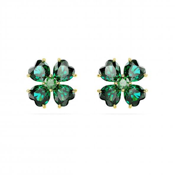 5666236 Swarovski Küpe Idyllia:Pe Stud Clover Gre/Gos