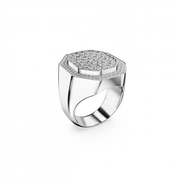 5651380 Swarovski Yüzük Dextera:Ring Signet Cre/Rhs 58