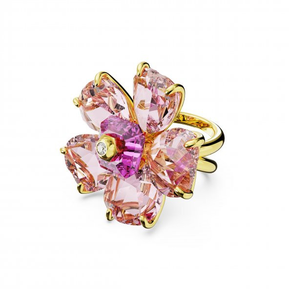 5650564 Swarovski Yüzük Florere:Ring Double Shank Pink/Gos 55