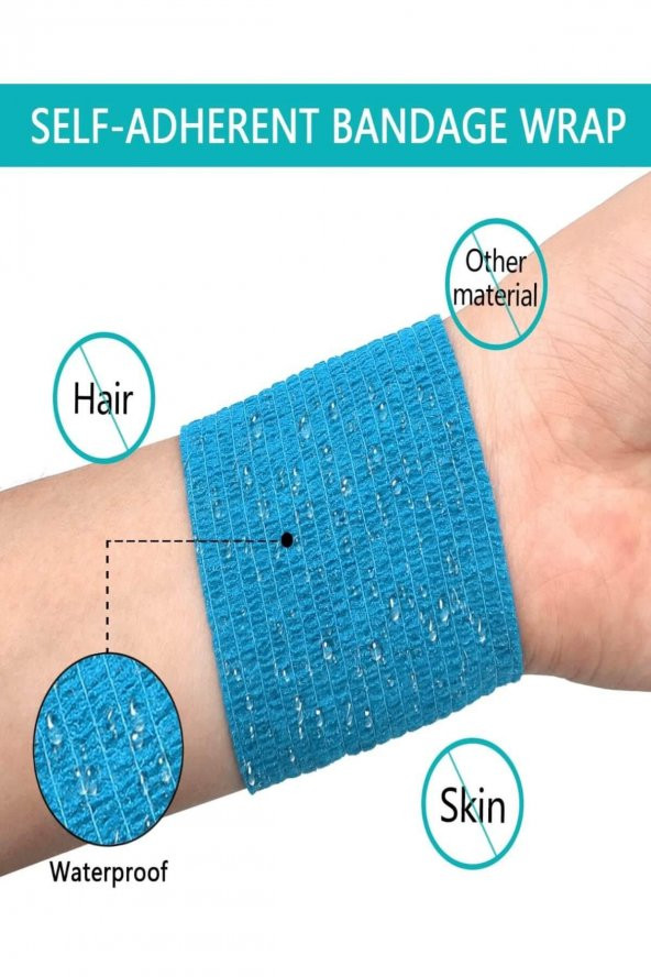 Elastik Kendinden Yapışkanlı Koban Bandaj 12 Ad - 3